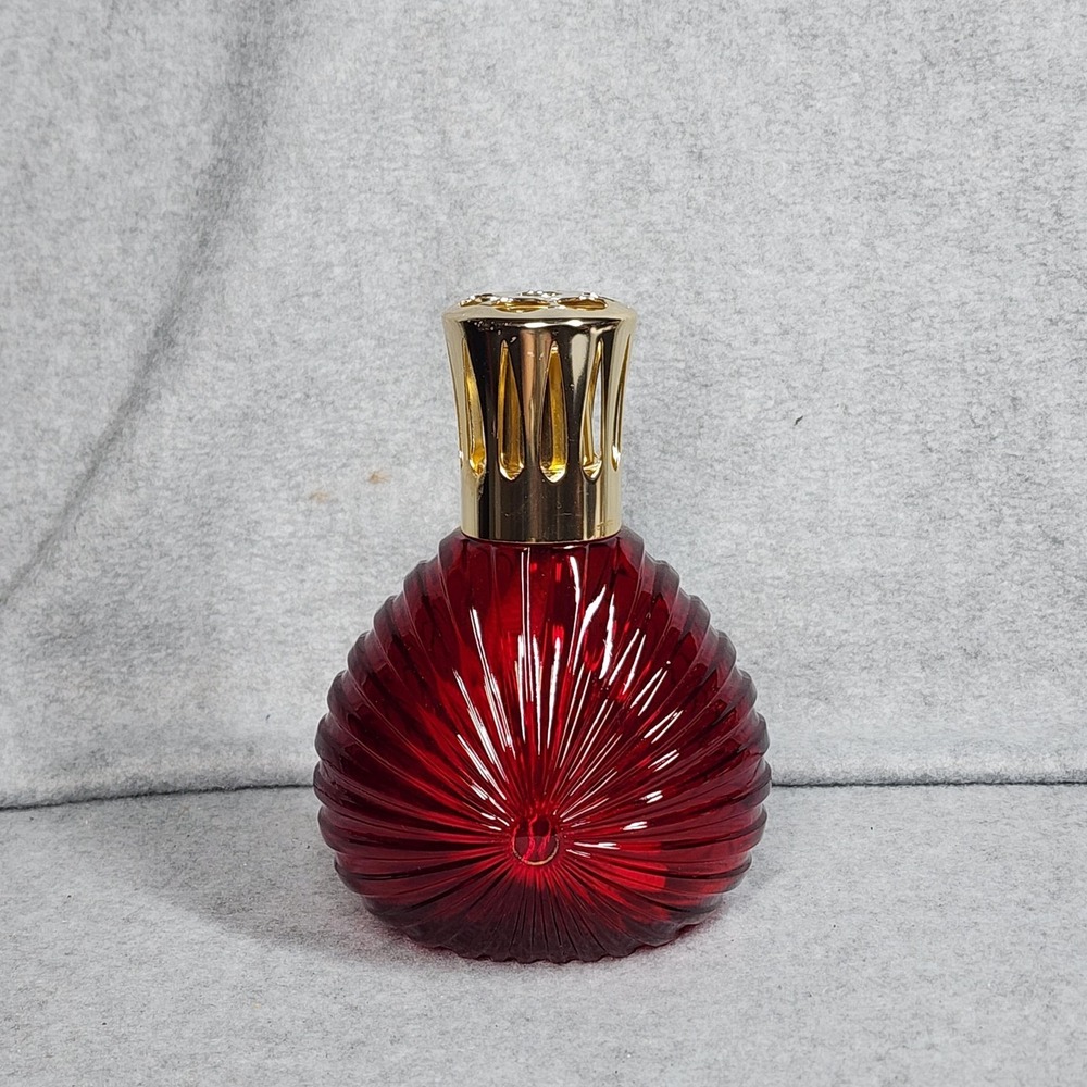 Vintage Lampe Berger Caroline Red Fragrance Lamp Catalytic Diffuser France